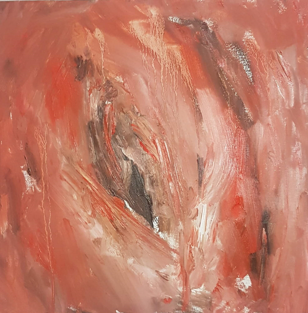 Divine Feminine, Oil on canvas. Original art collection. painting, woman,  abstract and figurative art, female artist, New York City